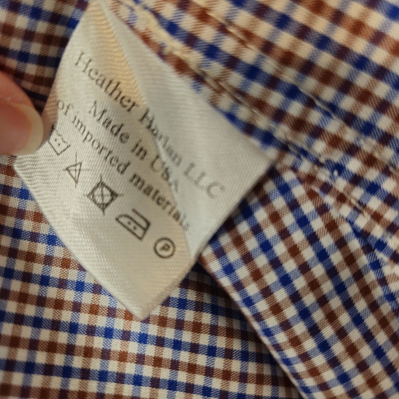 Heather Harlan size small womens multi colored striped fitted button up - Picture 11 of 12